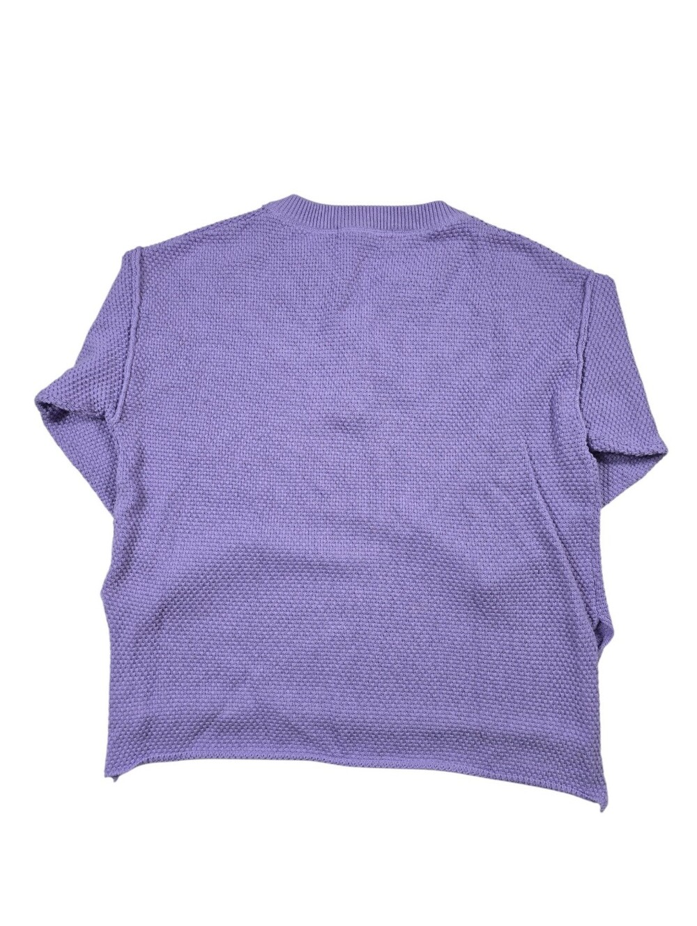 Free People Beach Hailee Sweater Two Piece Set Top Crop Wide Leg Pant Lilac XS - Picture 10 of 16